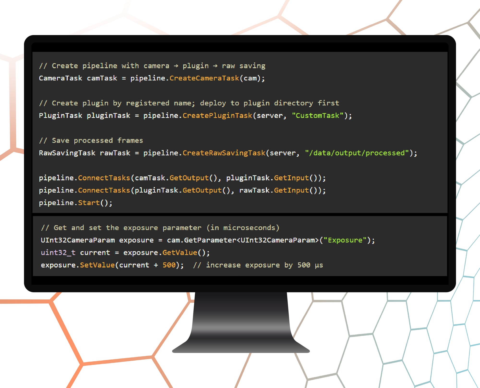 eSDK Pro Vision-Software Development Kit SDK for programming multi-camera vision systems.