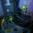 Six-camera 100GigE emission tomography setup